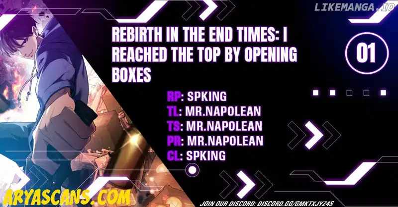 Rebirth in the end times: I reached the top by opening boxes Chapter 1 1